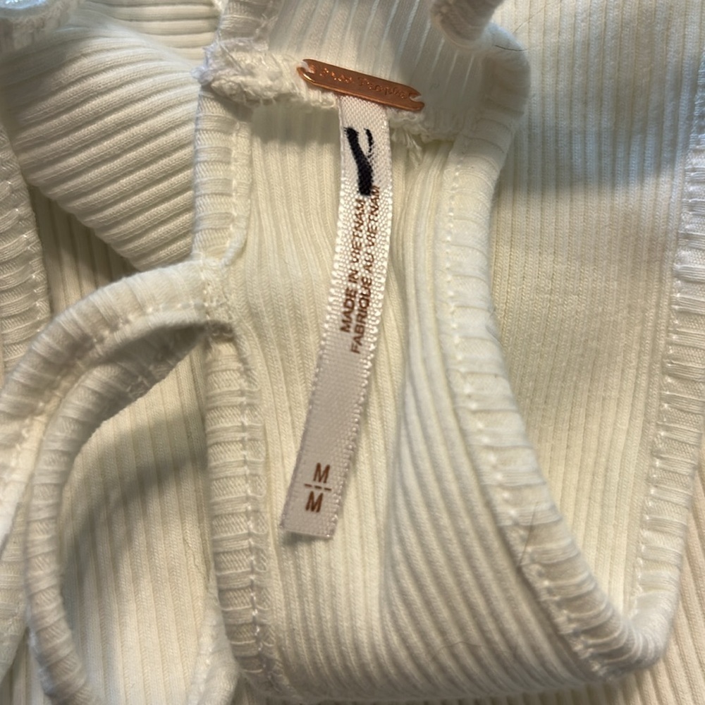 New Free People, Just a Girl Tank, Medium in White - Picture 7 of 7
